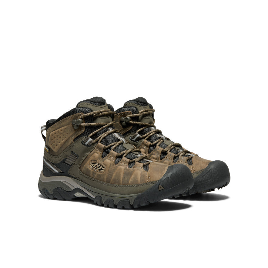 Keen Near Me | Men's Targhee III Waterproof Mid Bungee Cord/Black