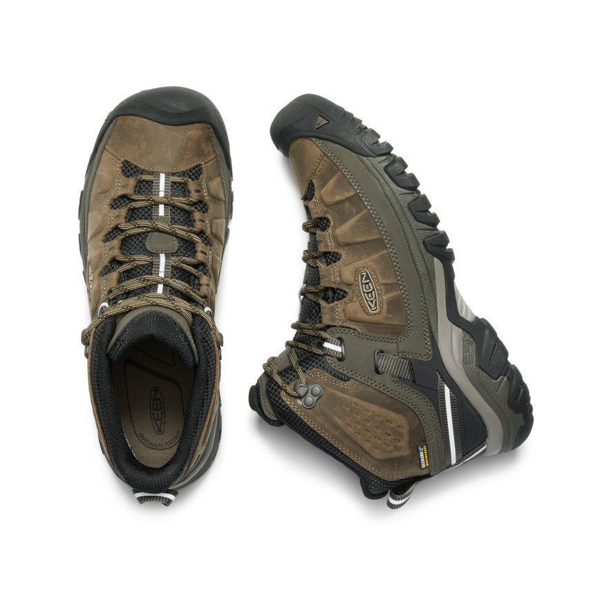 Keen Near Me | Men's Targhee III Waterproof Mid Bungee Cord/Black