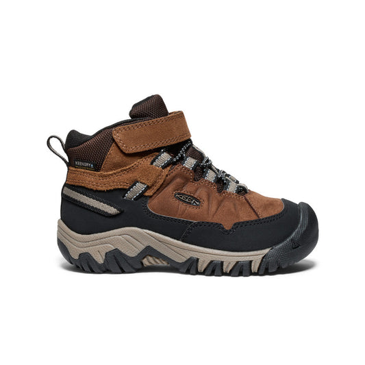 Keen Online | Little Kids' Targhee IV Waterproof Hiking Boot Bison/Brindle