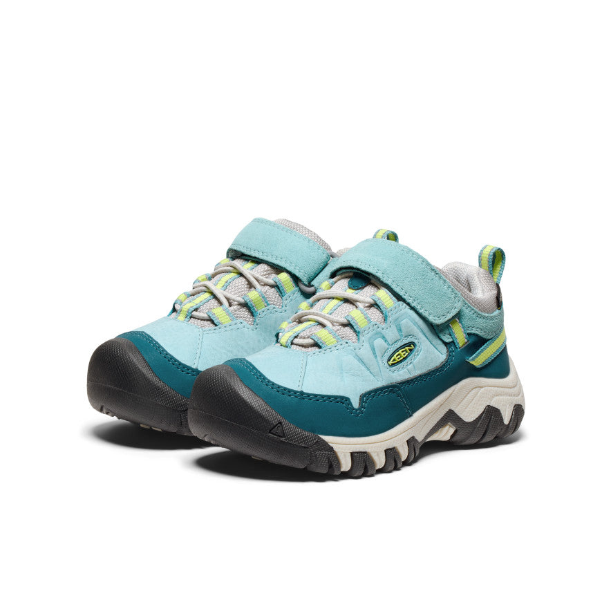 Keen Discount | Little Kids' Targhee IV Waterproof Hiking Shoe Reef Waters/Daiquiri Green