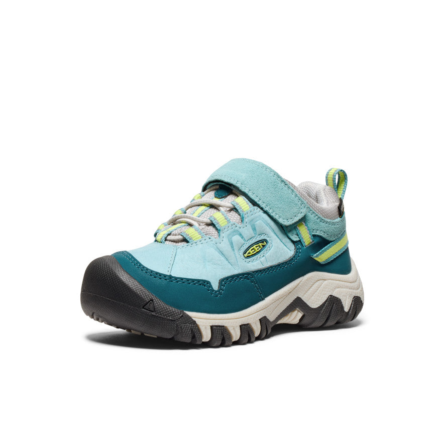 Keen Discount | Little Kids' Targhee IV Waterproof Hiking Shoe Reef Waters/Daiquiri Green