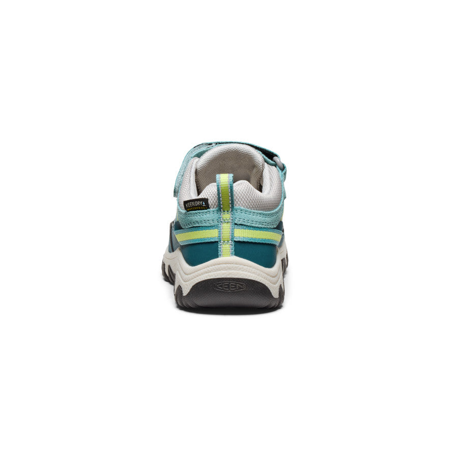 Keen Discount | Little Kids' Targhee IV Waterproof Hiking Shoe Reef Waters/Daiquiri Green