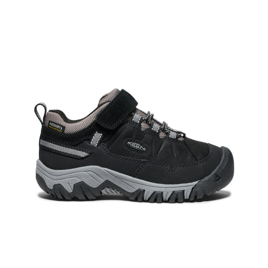 Keen On sale | Little Kids' Targhee IV Waterproof Hiking Shoe Black/Steel Grey
