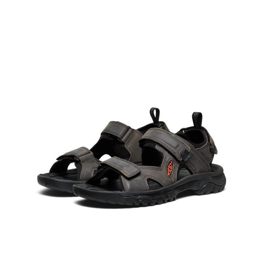 Keen US | Men's Targhee III Open Toe Sandal Grey/Black