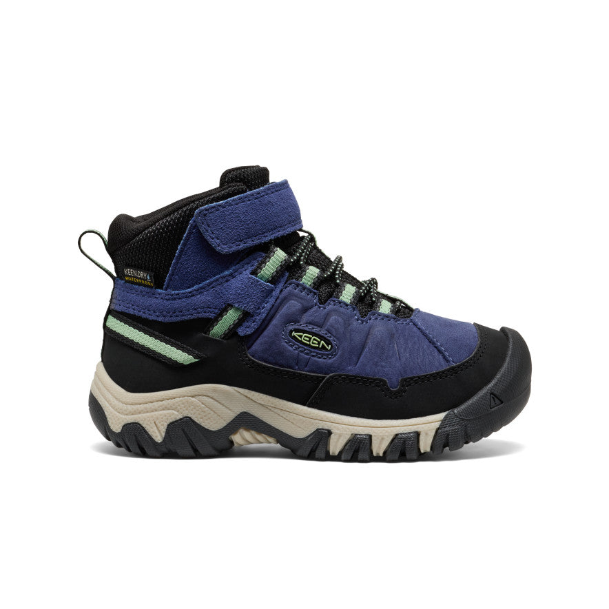 Keen Hot style | Little Kids' Targhee IV Waterproof Hiking Boot Skipper Blue/Hemlock