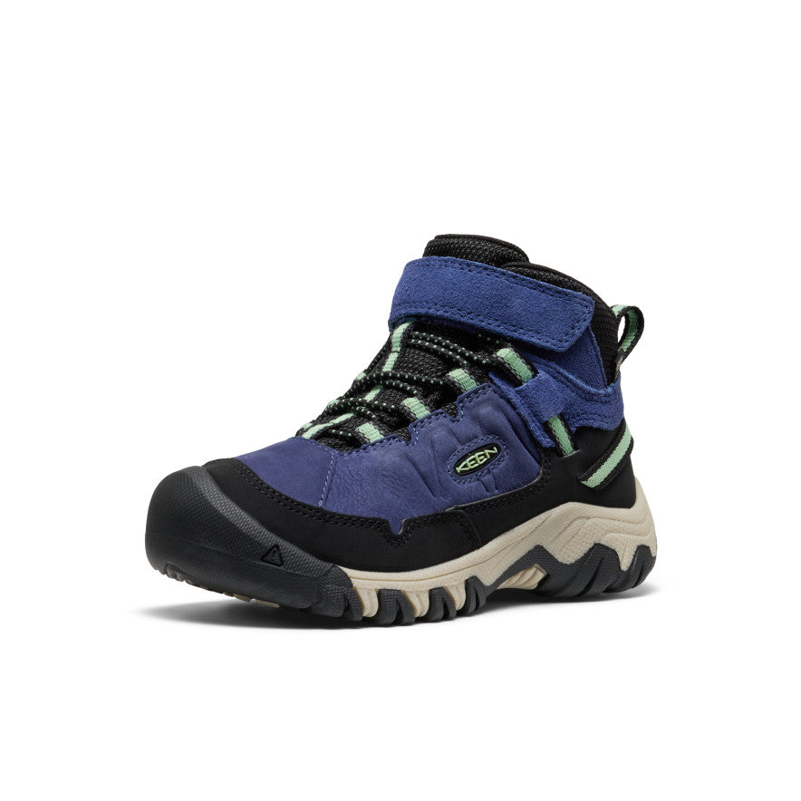 Keen Hot style | Little Kids' Targhee IV Waterproof Hiking Boot Skipper Blue/Hemlock