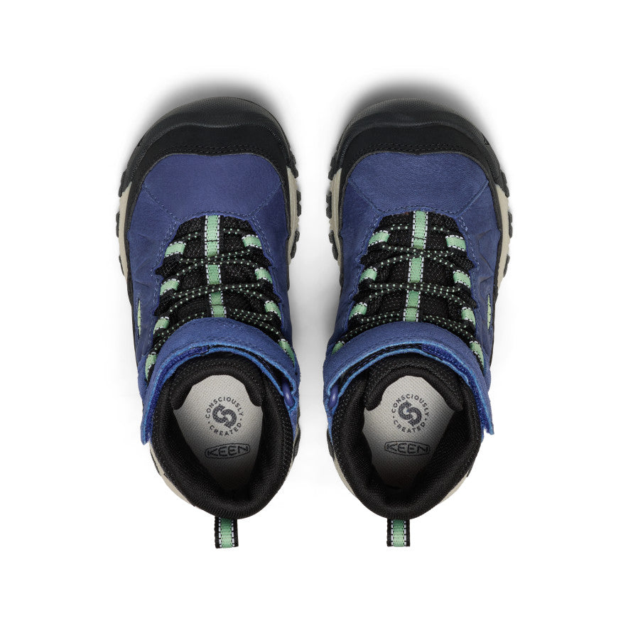 Keen Hot style | Little Kids' Targhee IV Waterproof Hiking Boot Skipper Blue/Hemlock
