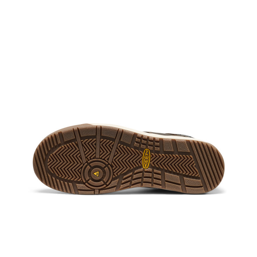 Keen | Men's Gibson Waterproof Work Boot (Carbon Toe) Cascade Brown/Gum