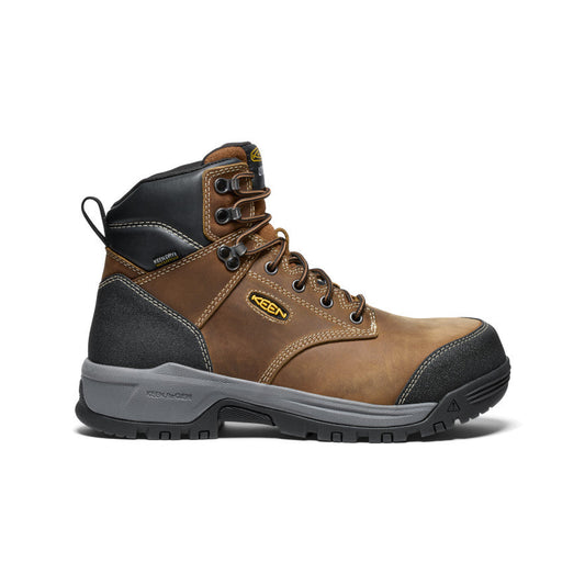 Keen Online | Men's CSA Evanston 6" Waterproof Boot (Carbon Toe) Bison/Black