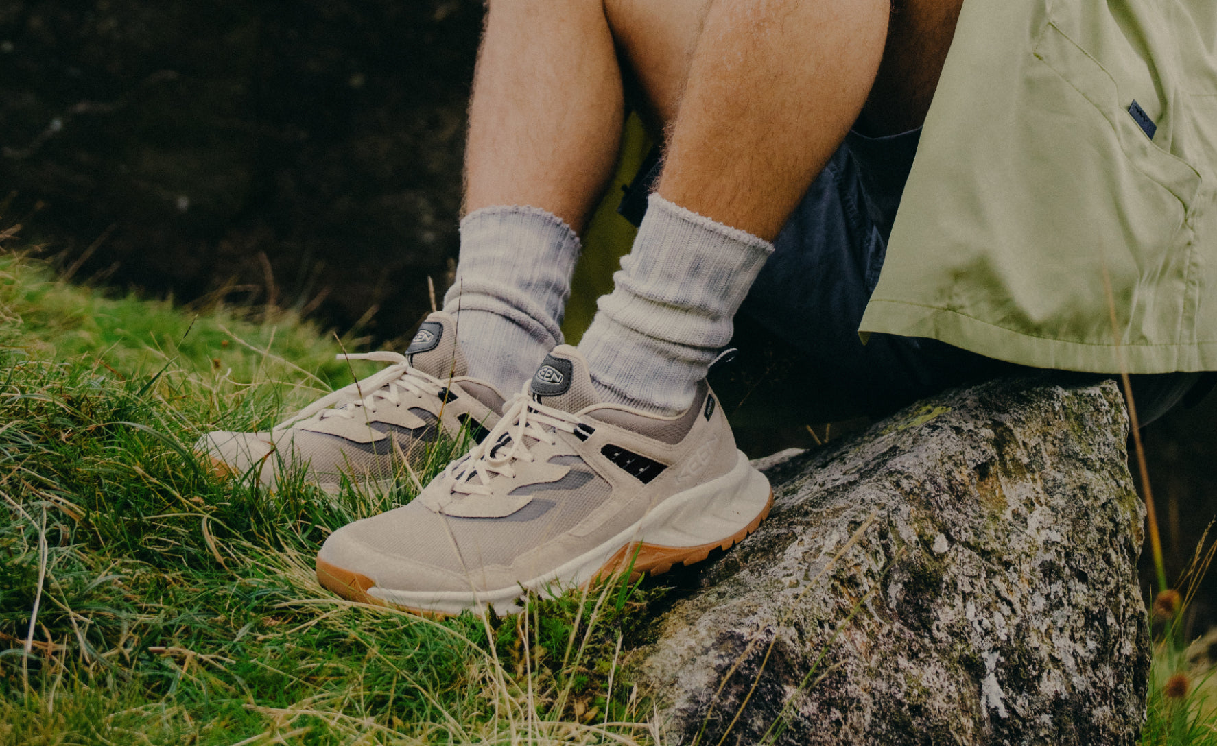 Keen On sale | Men's Hightrail Waterproof Hiking Shoe Chipmunk/Safari