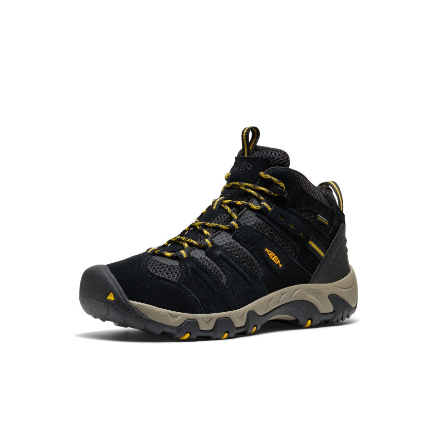 Keen Outlet | Men's Headout Waterproof Hiking Boot Black/Lemon Curry