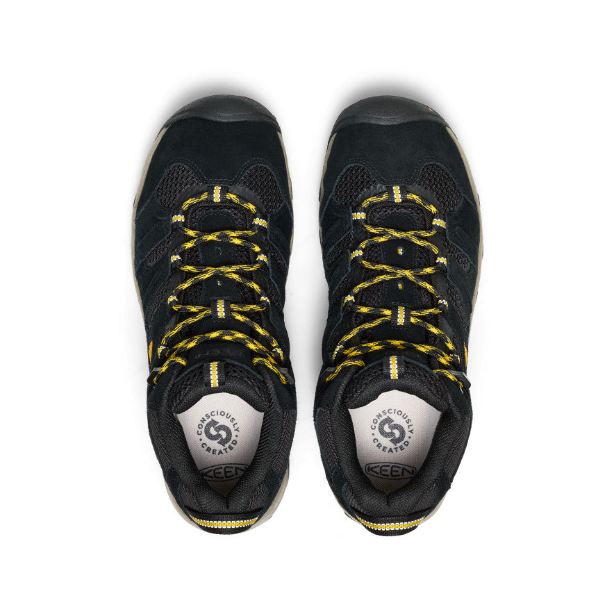 Keen Outlet | Men's Headout Waterproof Hiking Boot Black/Lemon Curry