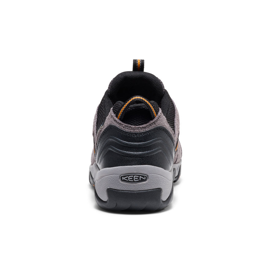 Keen New | Men's Headout Waterproof Hiking Shoe Steel Grey/Orange Pepper