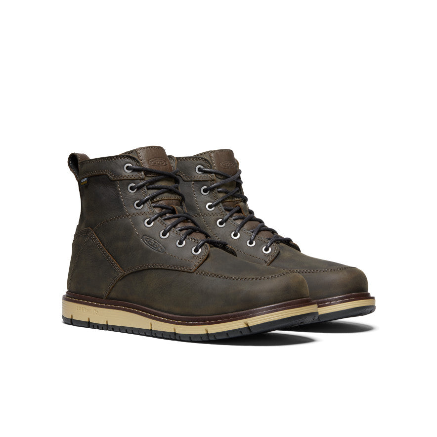 Keen Popular style | Men's San Jose 6" Waterproof Boot (Soft Toe) Cascade Brown
