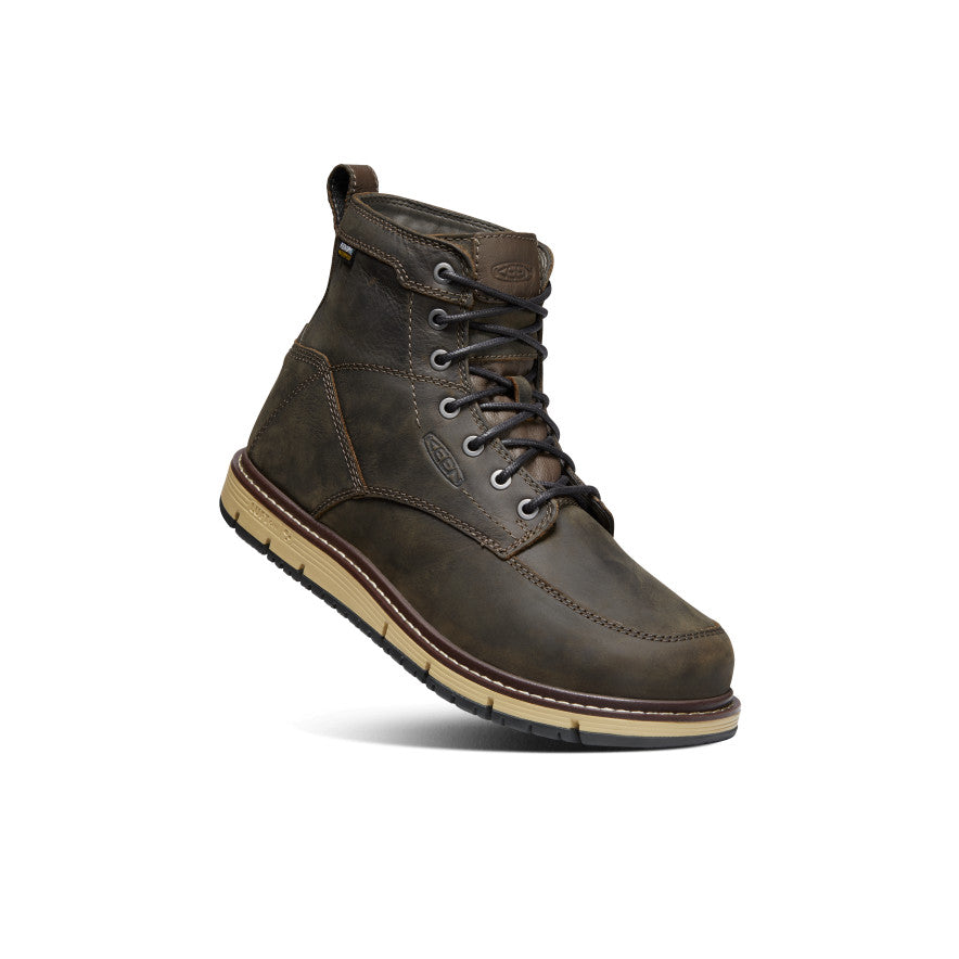 Keen Popular style | Men's San Jose 6" Waterproof Boot (Soft Toe) Cascade Brown