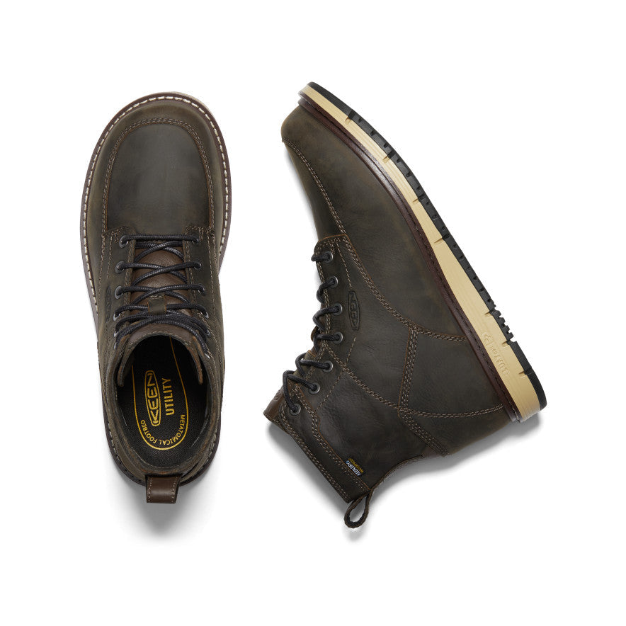 Keen Popular style | Men's San Jose 6" Waterproof Boot (Soft Toe) Cascade Brown