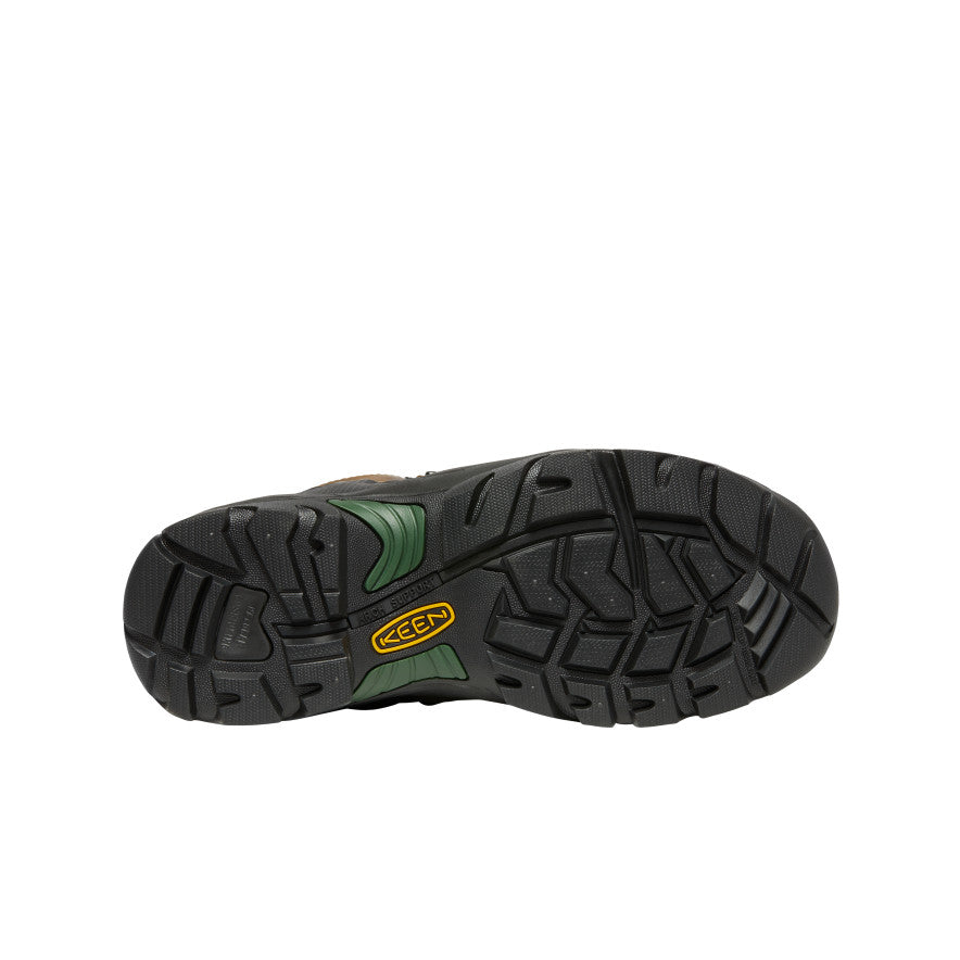 Keen Online | Men's Pittsburgh Energy 6" Waterproof Boot (Carbon Toe) Cascade Brown/Greener Pastures