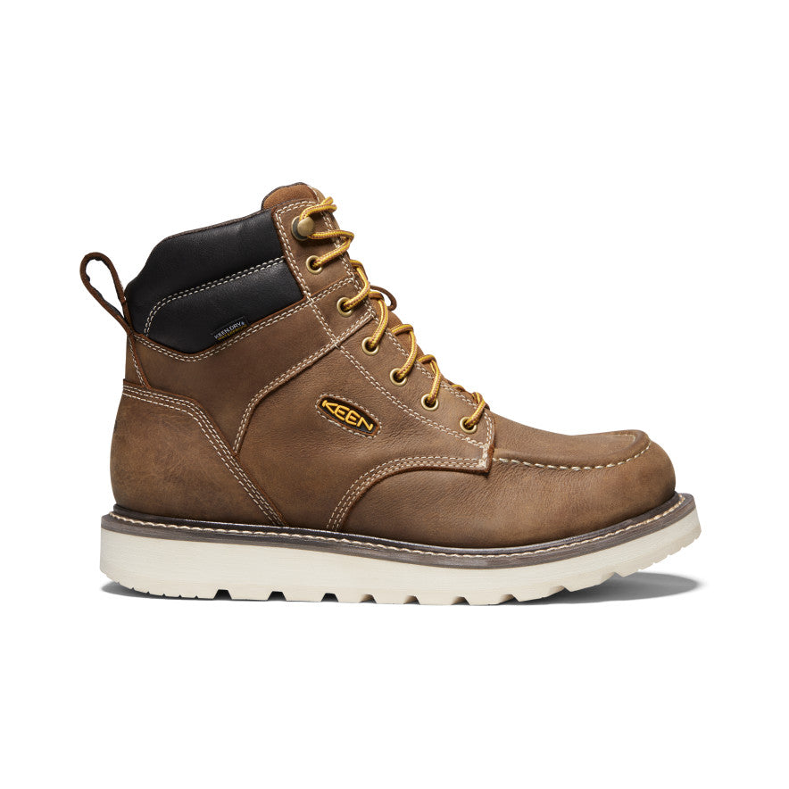 Keen Sale | Men's Cincinnati 6" Waterproof Boot (Soft Toe) Belgian/Sandshell