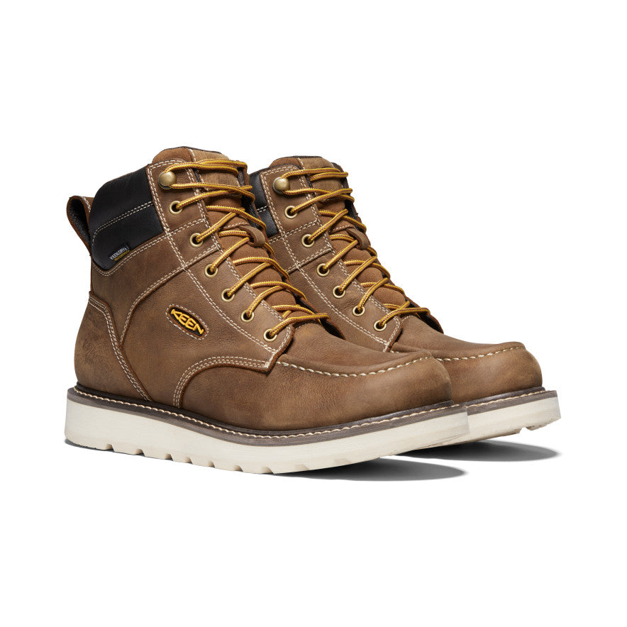 Keen Sale | Men's Cincinnati 6" Waterproof Boot (Soft Toe) Belgian/Sandshell