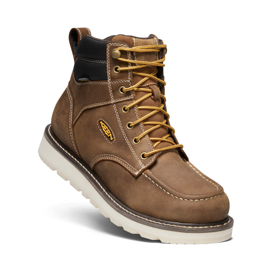Keen Sale | Men's Cincinnati 6" Waterproof Boot (Soft Toe) Belgian/Sandshell