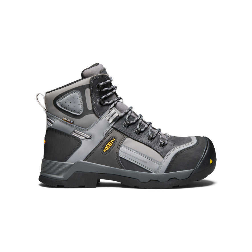 Keen On sale | Men's Davenport 6" Insulated Waterproof Boot (Composite Toe) Magnet/Steel Grey