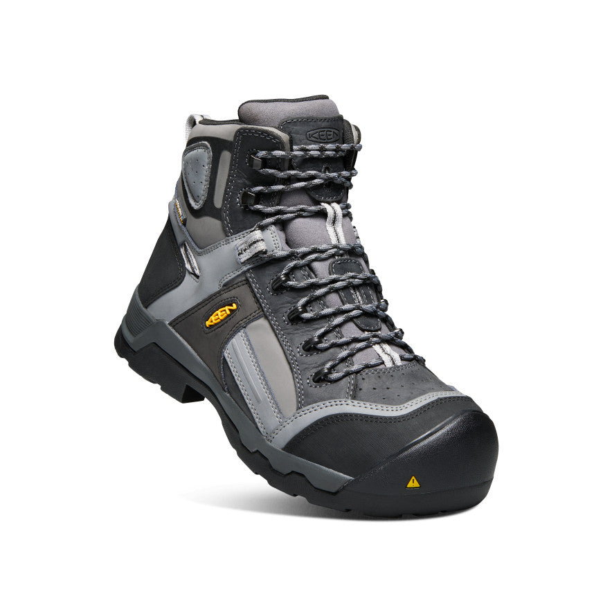 Keen On sale | Men's Davenport 6" Insulated Waterproof Boot (Composite Toe) Magnet/Steel Grey