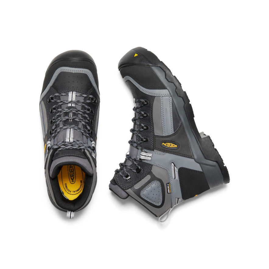 Keen On sale | Men's Davenport 6" Insulated Waterproof Boot (Composite Toe) Magnet/Steel Grey