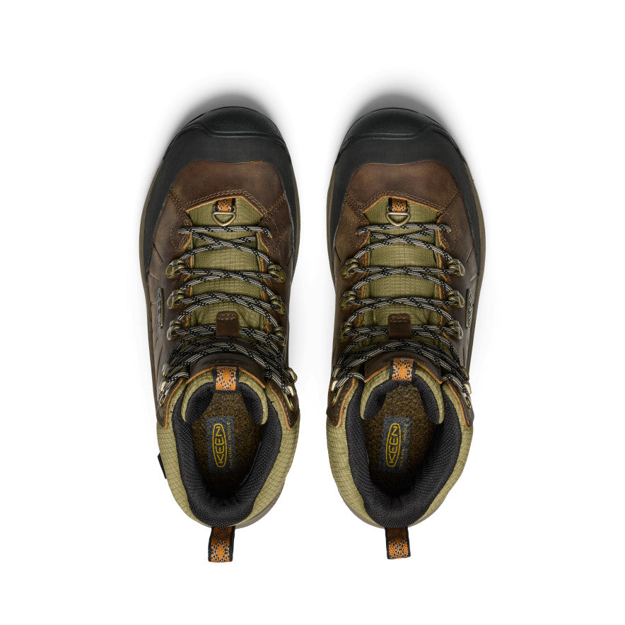 Keen New | Men's Revel IV Polar Waterproof Boot Bison/Orange Pepper