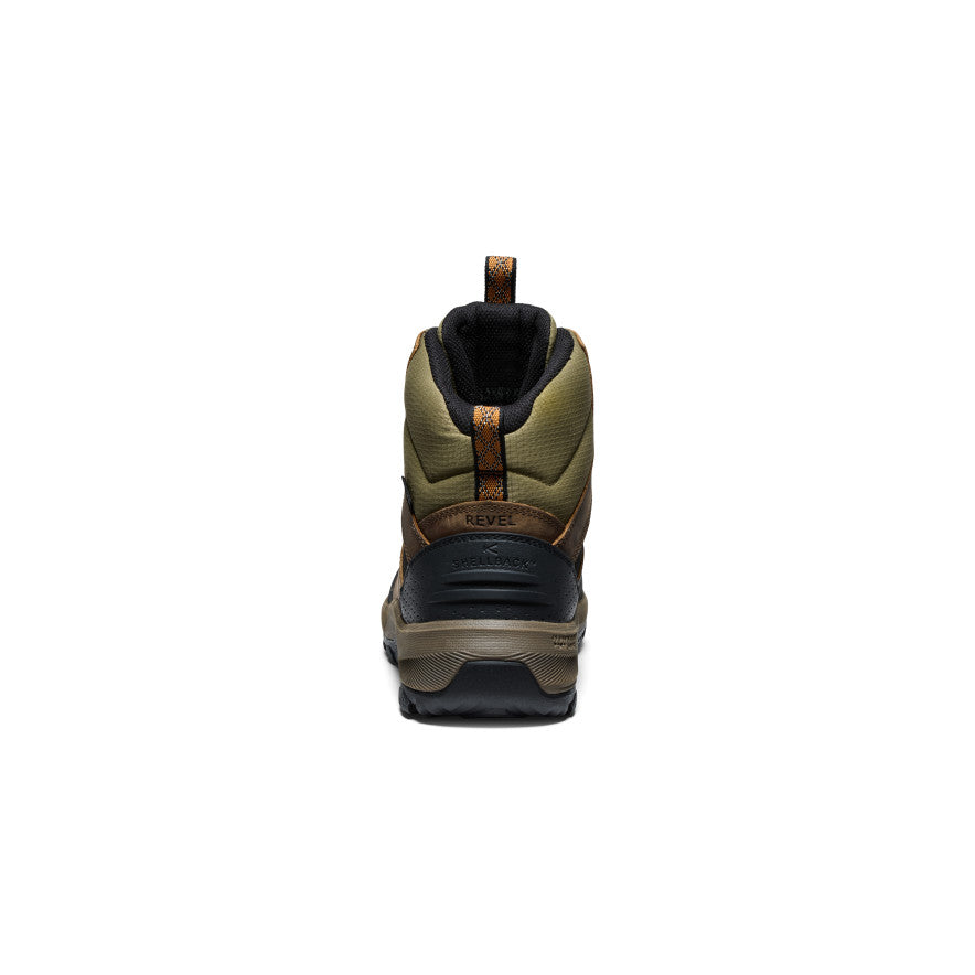 Keen New | Men's Revel IV Polar Waterproof Boot Bison/Orange Pepper