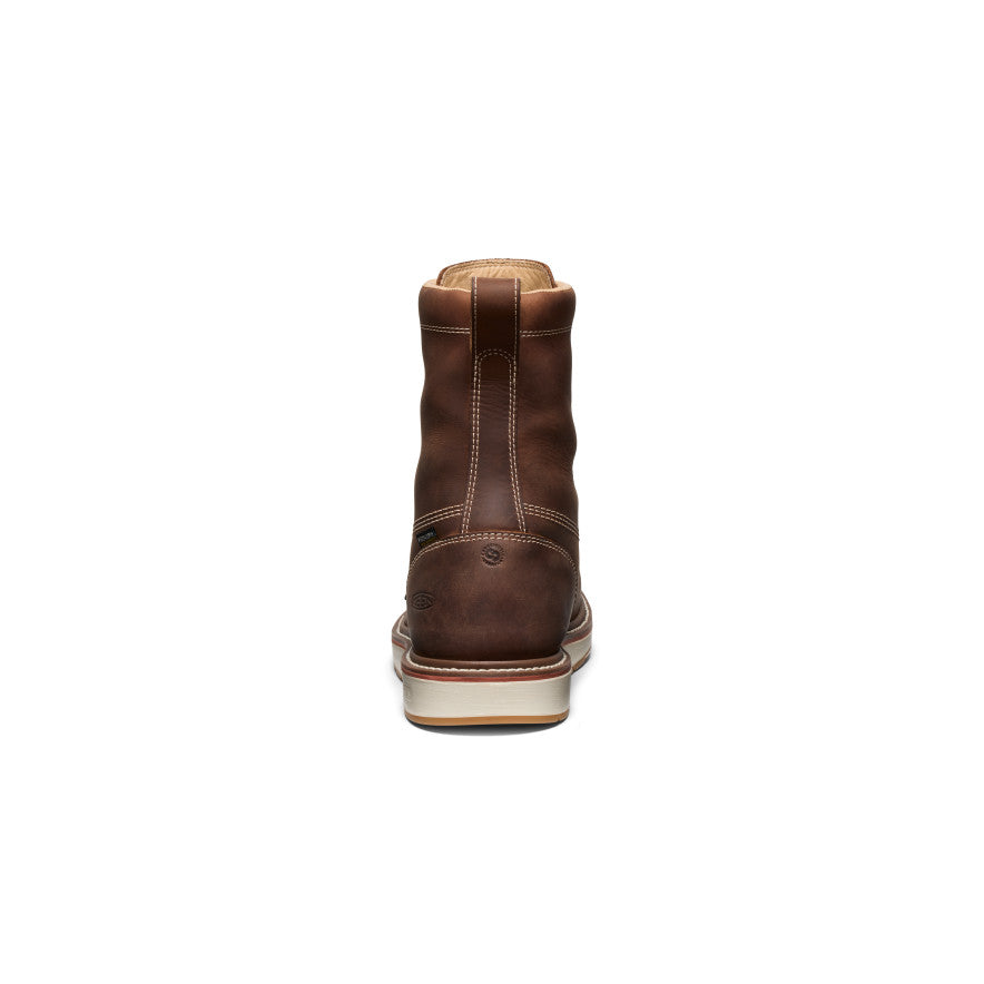 Keen US | Men's Liberty 8" Waterproof Boot (Carbon Toe) Chestnut/Gum