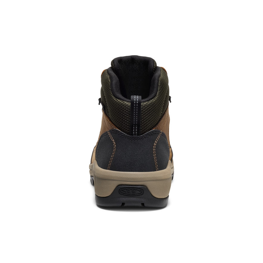 Keen Near Me | Men's Skokie Waterproof Work Boot (Soft Toe) Forest Night/Black