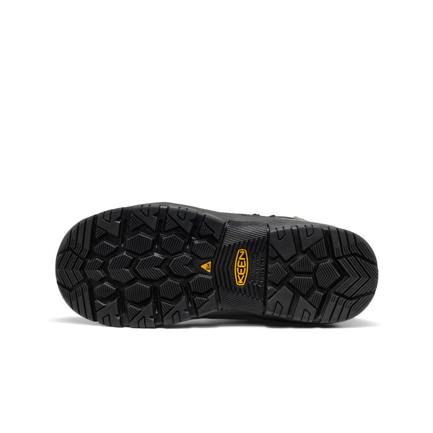 Keen Popular style | Men's Skokie Waterproof Work Boot (Soft Toe) Black/Black