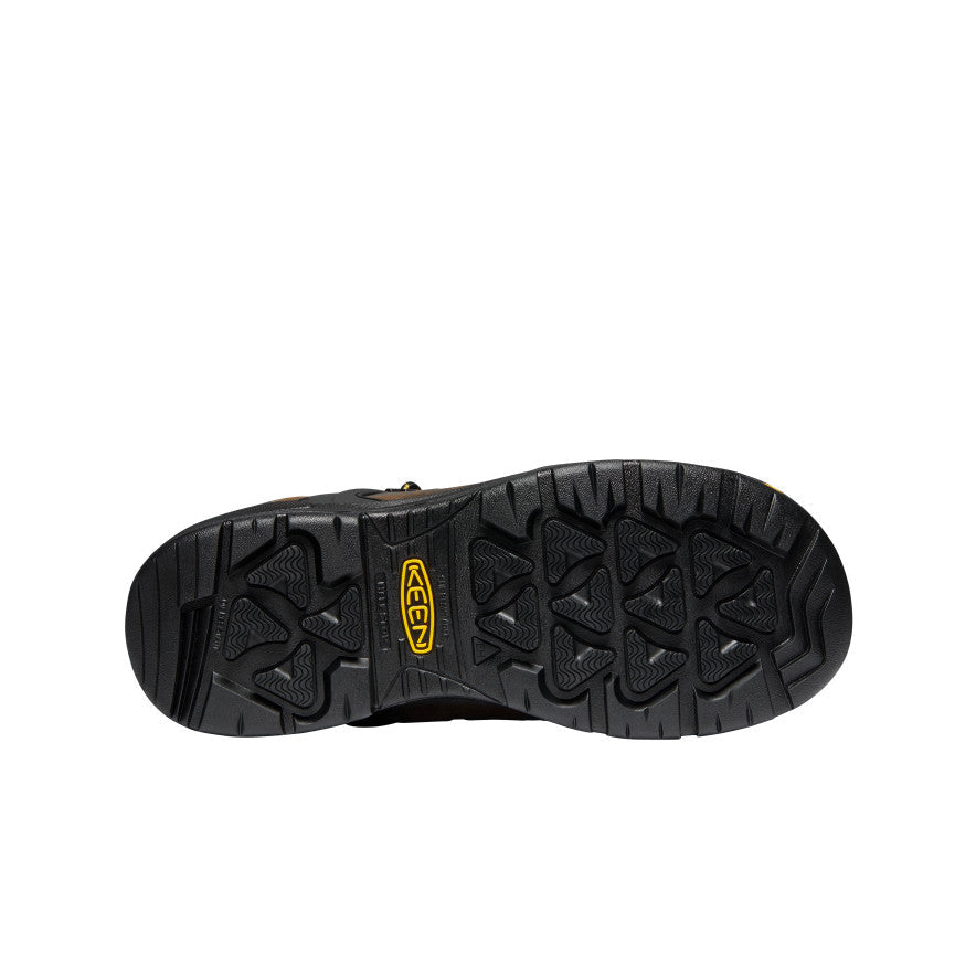 Keen | Men's Dover 8" Insulated Waterproof Boot (Carbon Toe) Dark Earth/Black