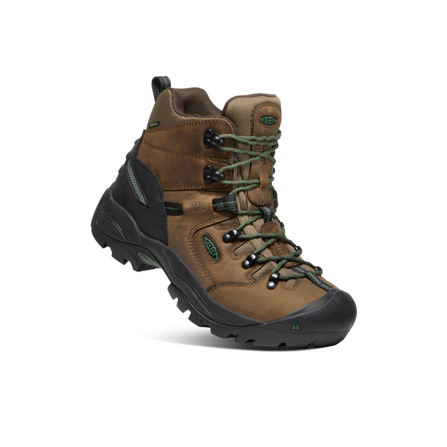 Keen Sale | Men's Pittsburgh Energy 6" Waterproof Boot (Soft Toe) Cascade Brown/Greener Pastures