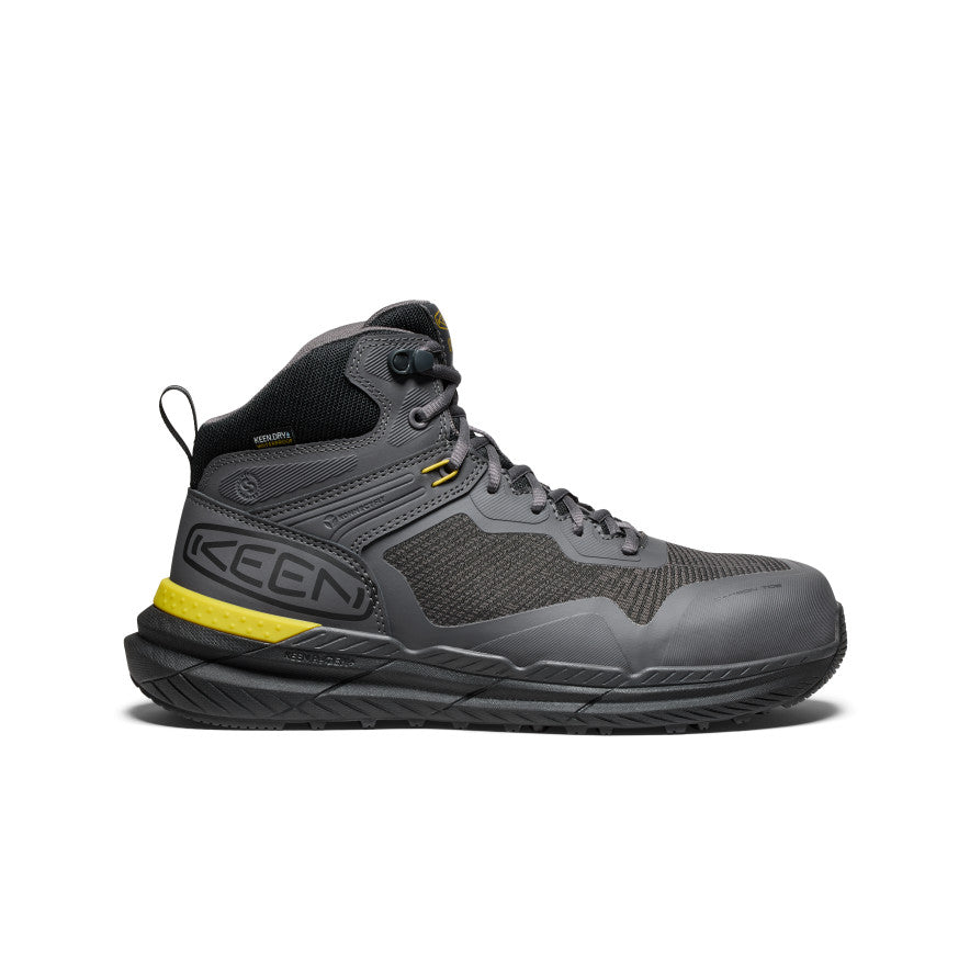Keen On sale | Men's Synchro Waterproof Work Boot (Carbon Toe) Magnet/Black
