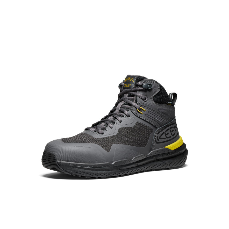Keen On sale | Men's Synchro Waterproof Work Boot (Carbon Toe) Magnet/Black