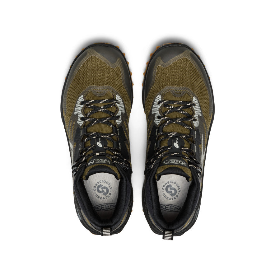 Keen Hot style | Men's Zionic NXT Waterproof Hiking Boot Dark Olive/Black