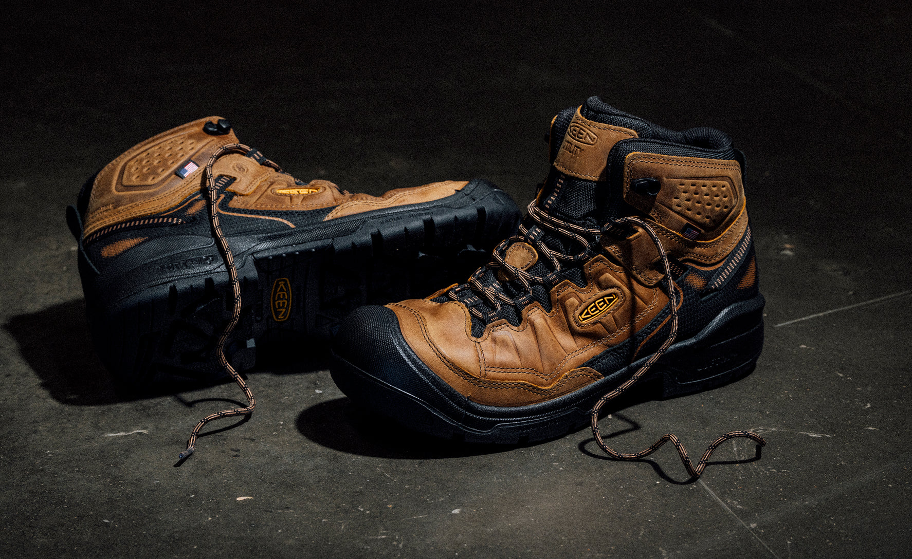 Keen Sale | Men's Targhee IV Waterproof Work Boot (Soft Toe) Belgian/Black