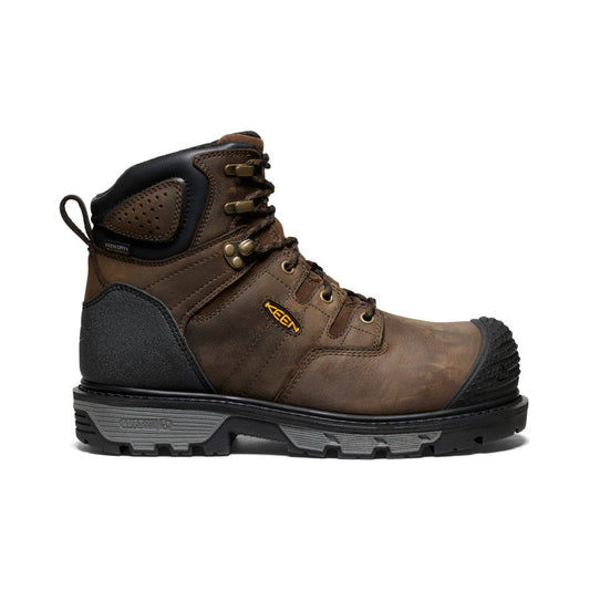 Keen Sale | Men's CSA Camden 6" Waterproof Boot (Carbon Toe) Dark Earth/Black
