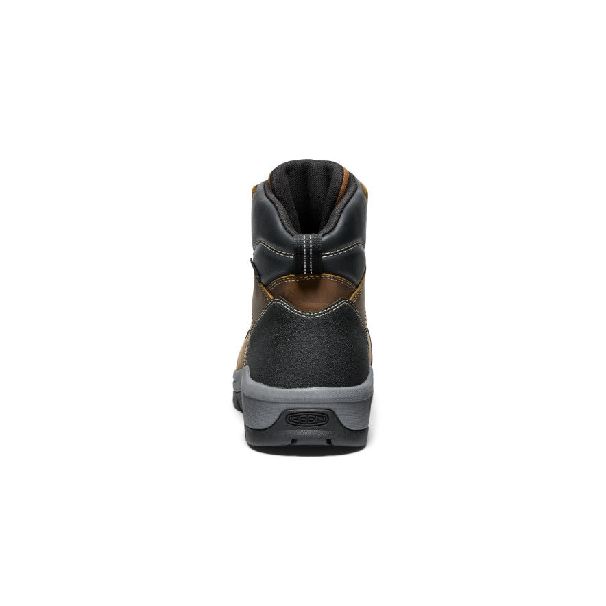 Keen On sale | Men's Evanston 6" Insulated Waterproof Boot (Carbon Toe) Bison/Black
