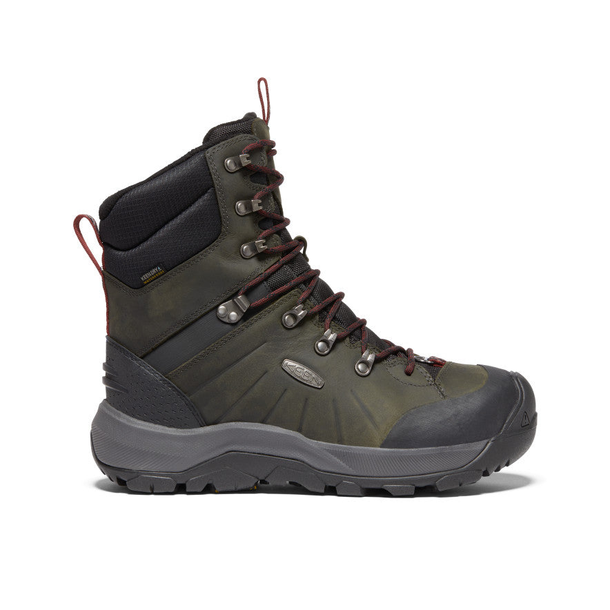 Keen Near Me | Men's Revel IV High Polar Waterproof Boot Magnet/Red Carpet