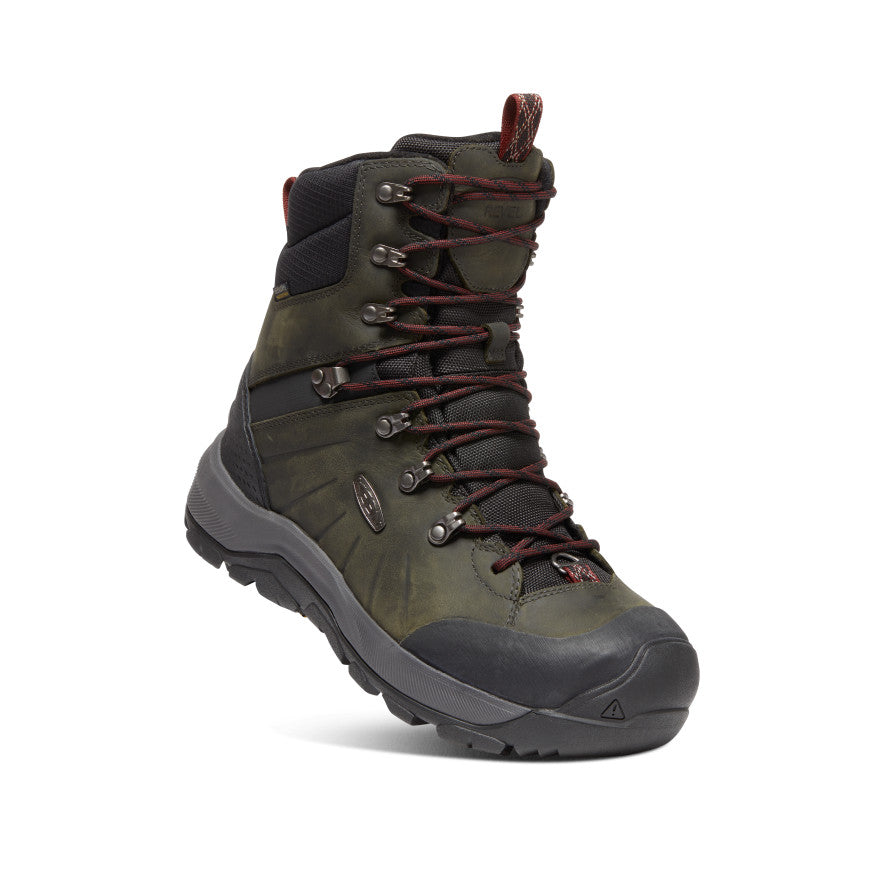 Keen Near Me | Men's Revel IV High Polar Waterproof Boot Magnet/Red Carpet