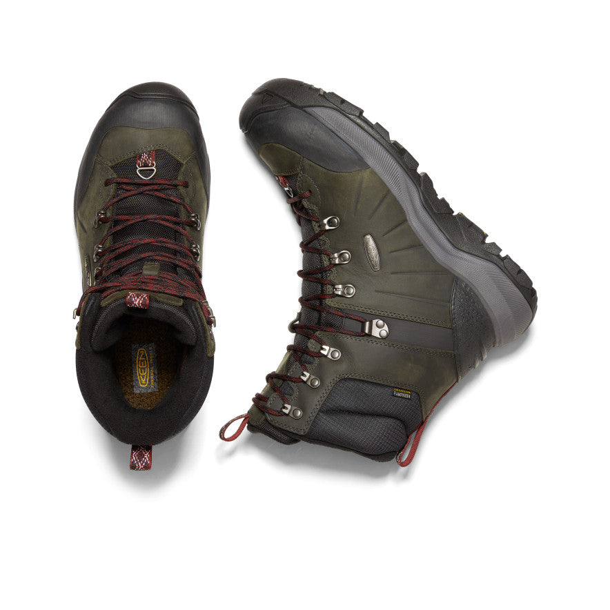 Keen Near Me | Men's Revel IV High Polar Waterproof Boot Magnet/Red Carpet
