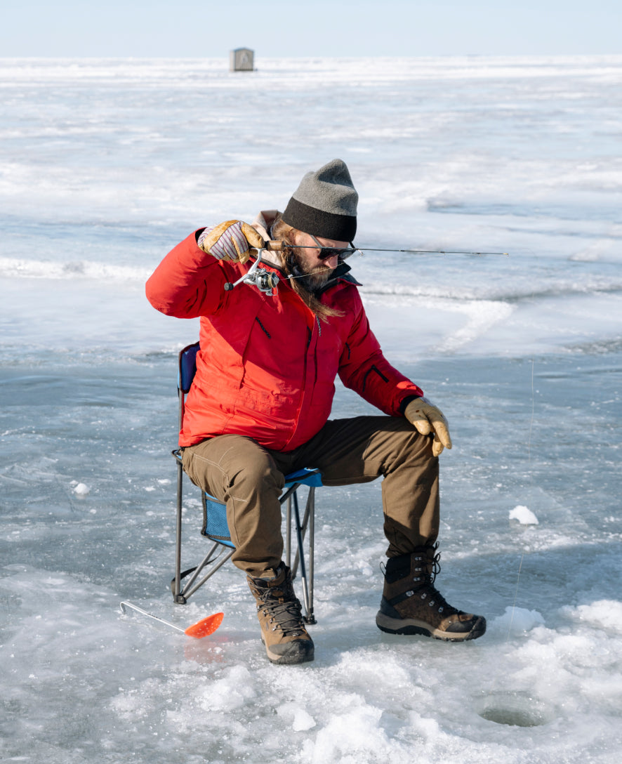 Keen Near Me | Men's Revel IV High Polar Waterproof Boot Magnet/Red Carpet