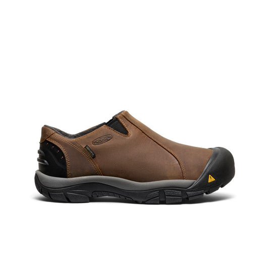 Keen | Men's Brixen Waterproof Shoe Wide Slate Black/Madder Brown