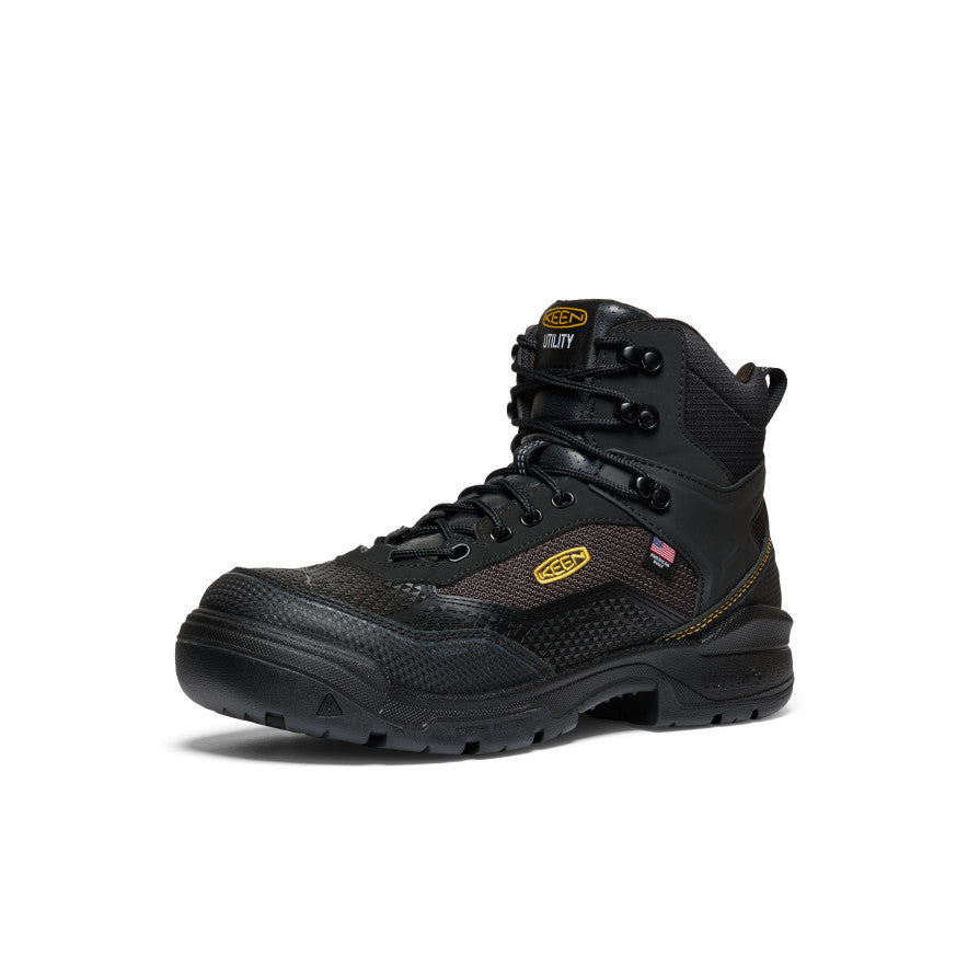 Keen Sale | Men's Stronglite Waterproof Boot (Carbon Toe) Black/Black