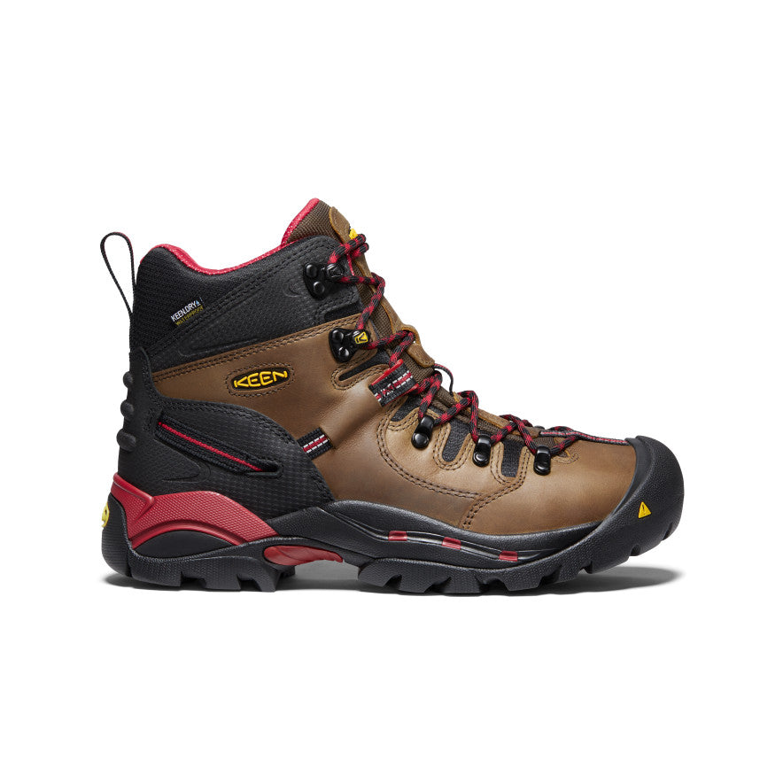 Keen US | Men's Pittsburgh 6" Waterproof Boot (Steel Toe) Bison