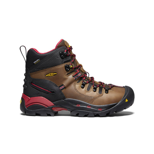 Keen US | Men's Pittsburgh 6" Waterproof Boot (Steel Toe) Bison