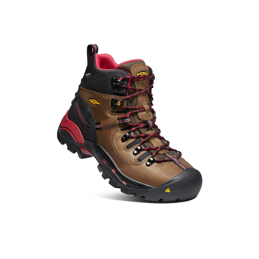 Keen US | Men's Pittsburgh 6" Waterproof Boot (Steel Toe) Bison