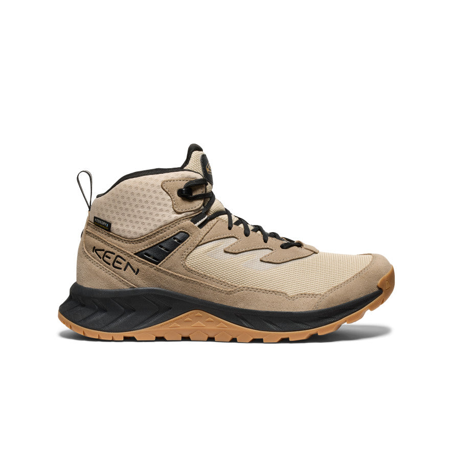Keen Popular style | Men's Hightrail Waterproof Wide Hiking Boot Brindle/Oak Buff
